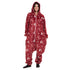 Snuggs Blanket Onesie Red Christmas Tree